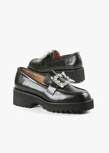 All Black Footwear Elton Lugg Loafer