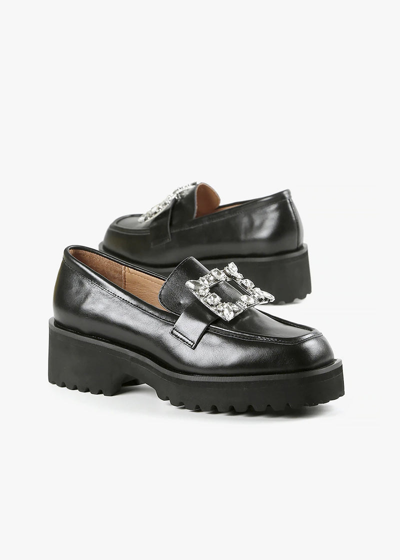 All Black Footwear Elton Lugg Loafer