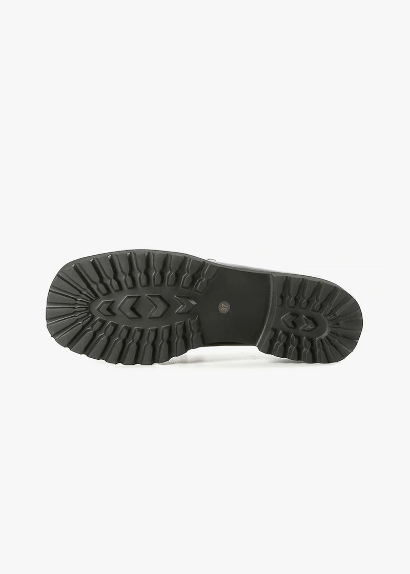 All Black Footwear Elton Lugg Loafer