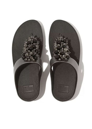 FitFlop Fino Bauble-Bead Toe-Post Sandals