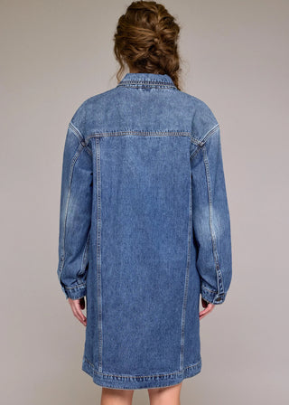 Hidden Long Trucker Jacket - FS