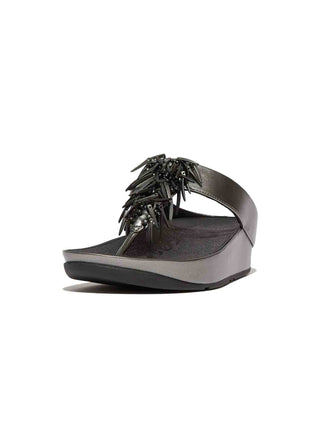 FitFlop Rumba Beaded Toe-Post Sandals