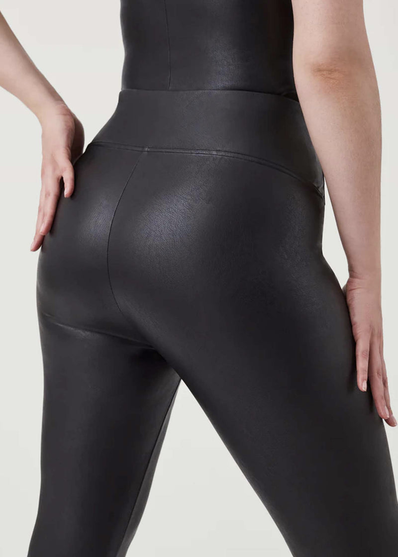 Spanx Leather-Like Front Slit Skinny
