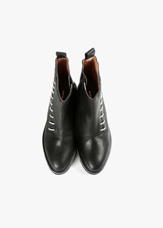 All Black Footwear Side Cord Bootie - FS