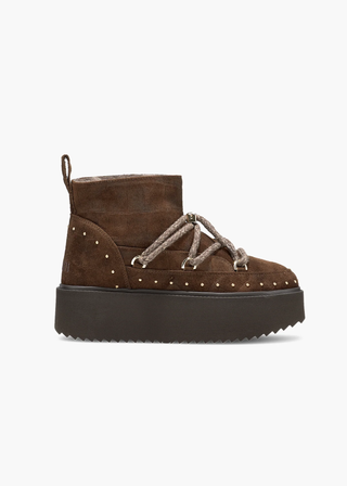 INUIKKI Portugal Croco Suede Platform Winter Boot