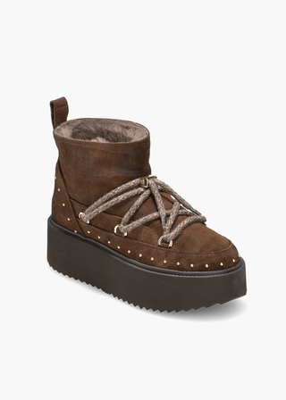 INUIKKI Portugal Croco Suede Platform Winter Boot