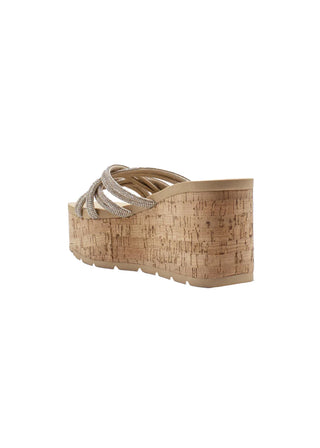 Volatile Solaris Sparkle Wedge Sandal
