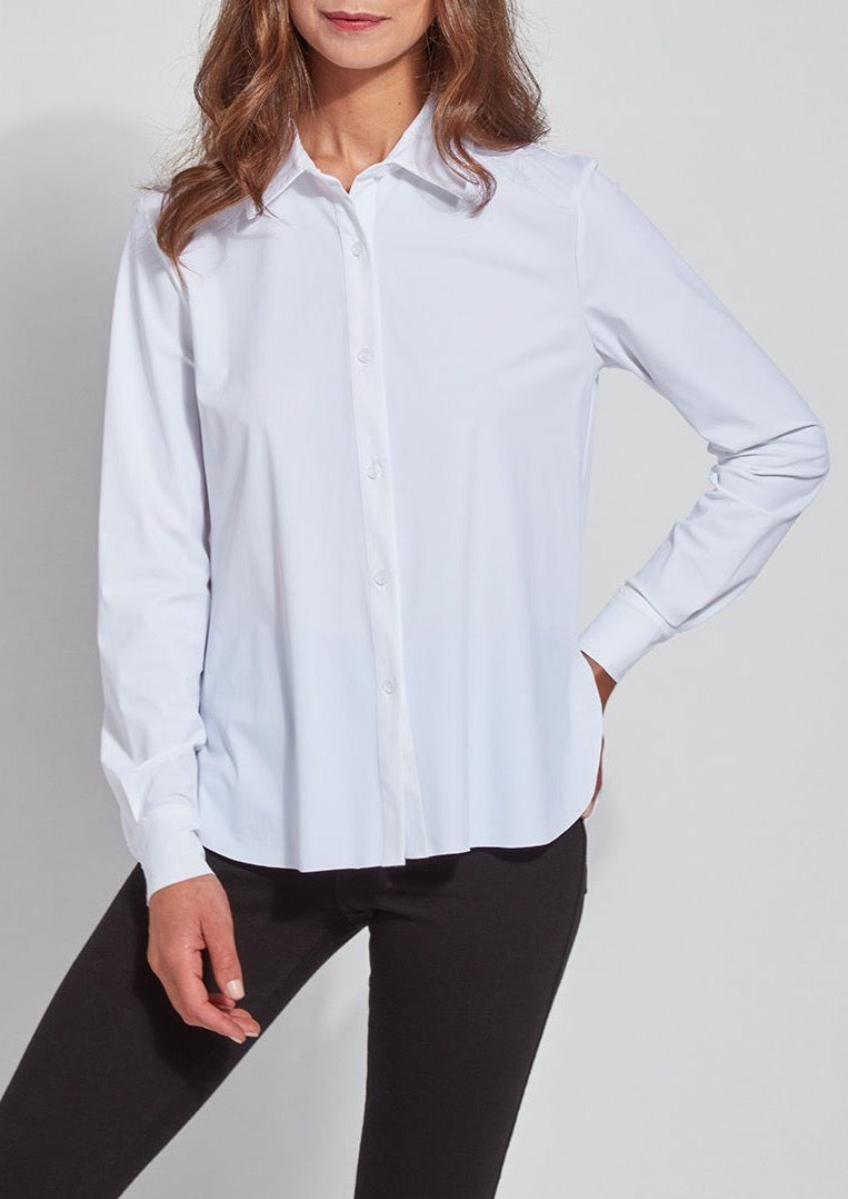 Lyssé Connie Slim Button Down