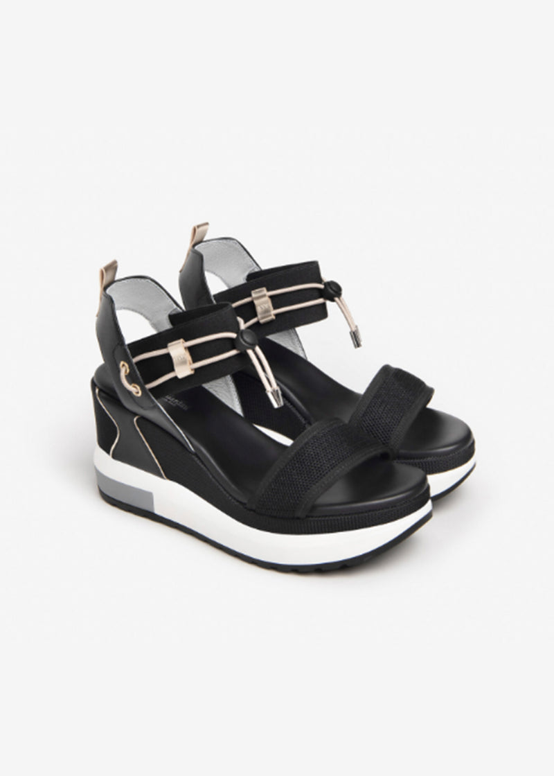 NeroGiardini Elastico Wedge Sandal