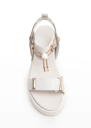 NeroGiardini Argento Flatform Sandal - FS