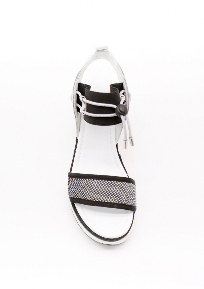 NeroGiardini Elastico Wedge Sandal