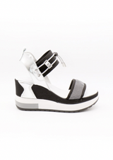 NeroGiardini Elastico Wedge Sandal