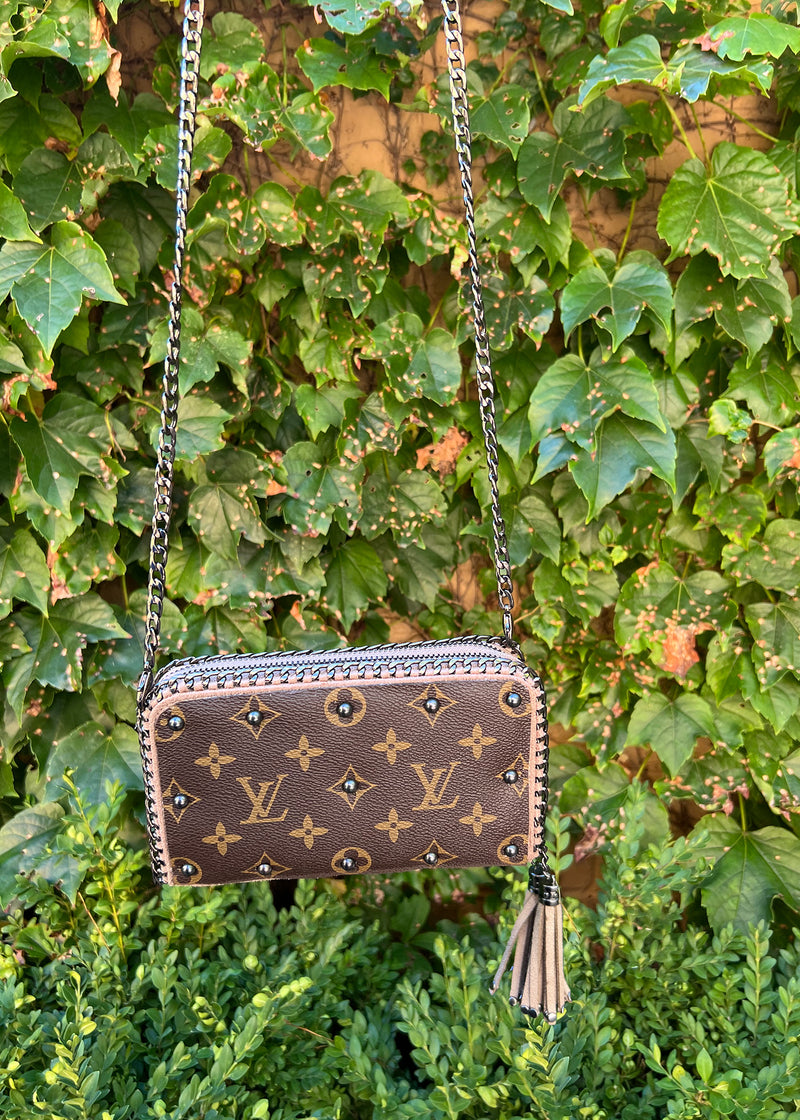 M.V. Double Zip Stella Purse