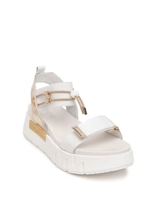 NeroGiardini Argento Flatform Sandal